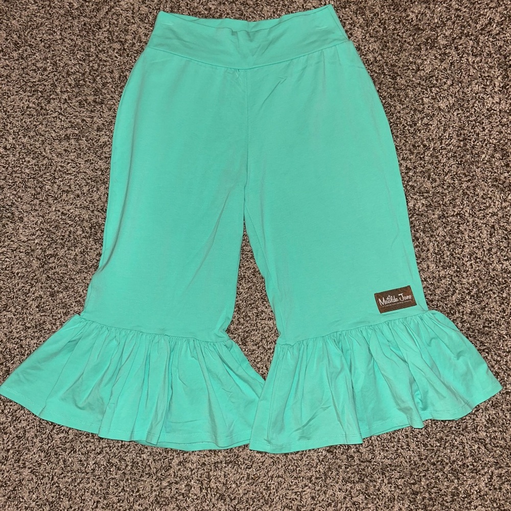 Matilda Jane Aqua Ruffle Pants